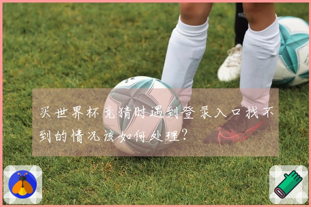 买世界杯竞猜时遇到登录入口找不到的情况该如何处理？